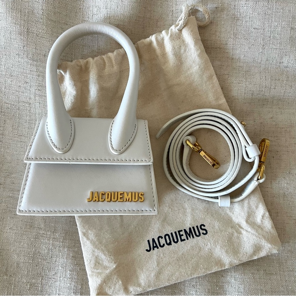 Jacquemus The Chiquito White Mini Handbag